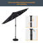 Parasol de marché éclairé 108 po Donye-917623551