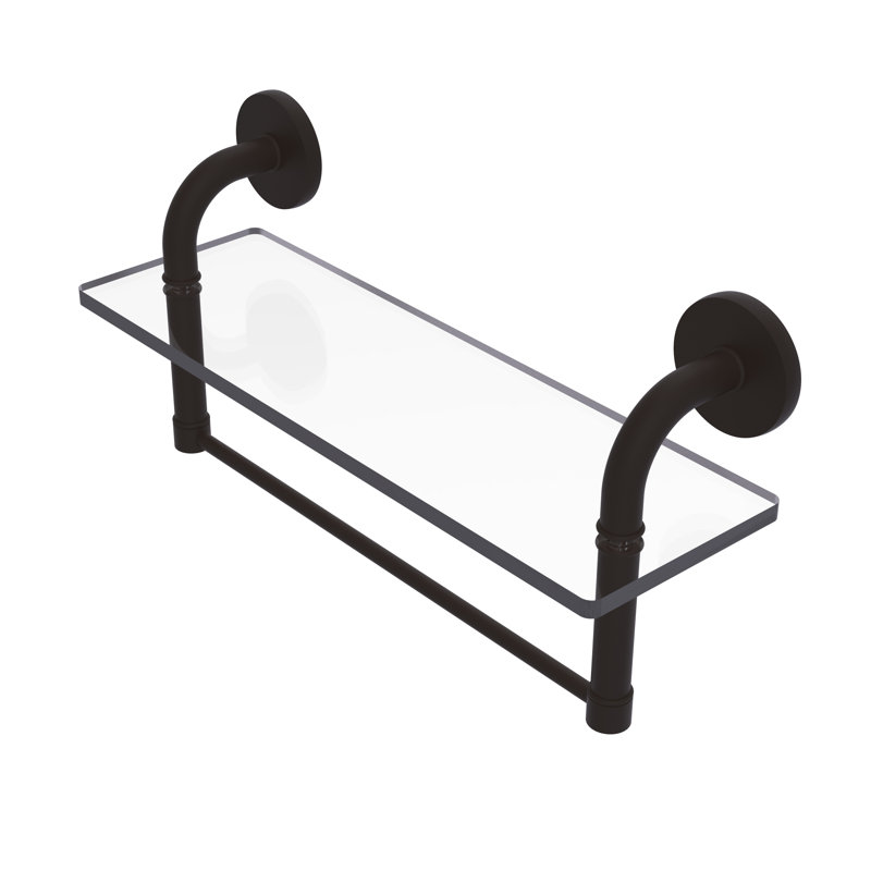 Tioga Bracket Shelf with Towel Bar, Oil Rubbed Bronze