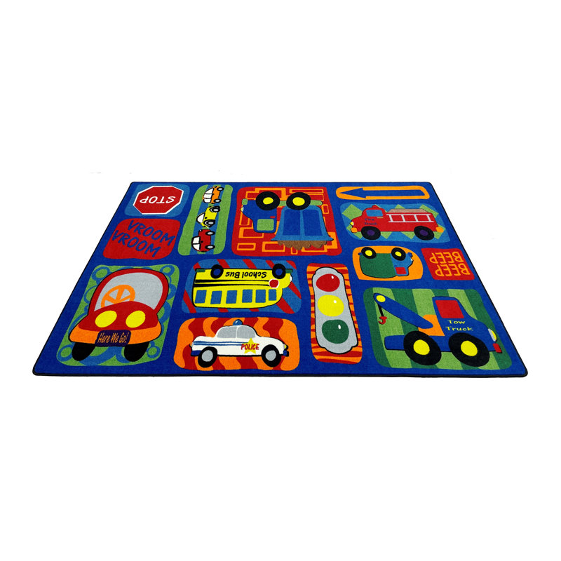Tapis de jeu Vroom, Rectangle 4 pi x 6 pi