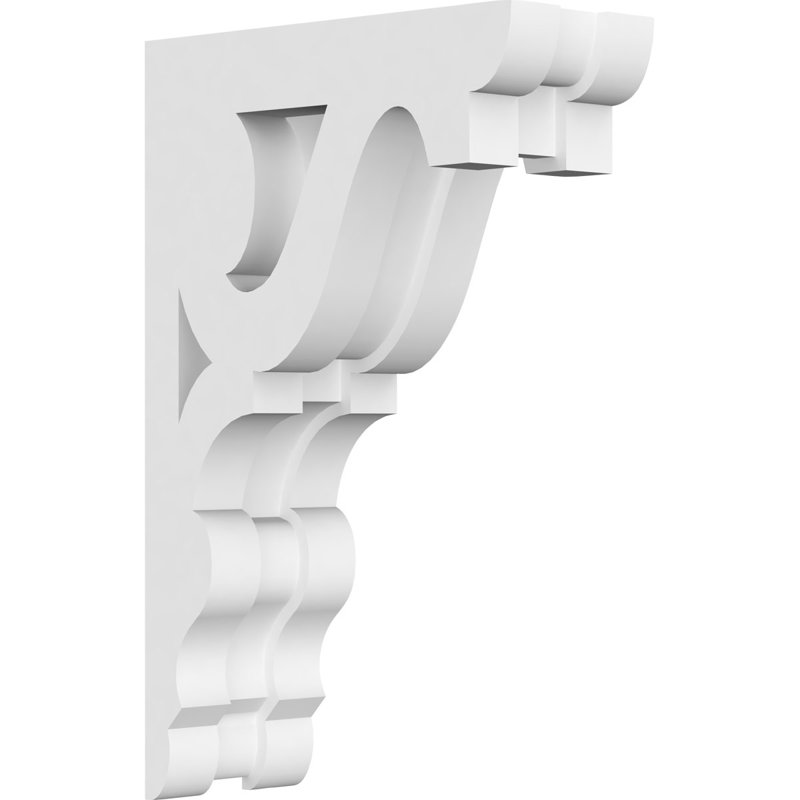 Corbeau en PVC de qualité architecturale Robin, H 7 po x l 4,5 po x P 1,875 po