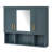 35 Inch 2-In-1  Wall Mounted Medicine Cabinet With Adjustable Shelves & Soft Close Doors-385629802