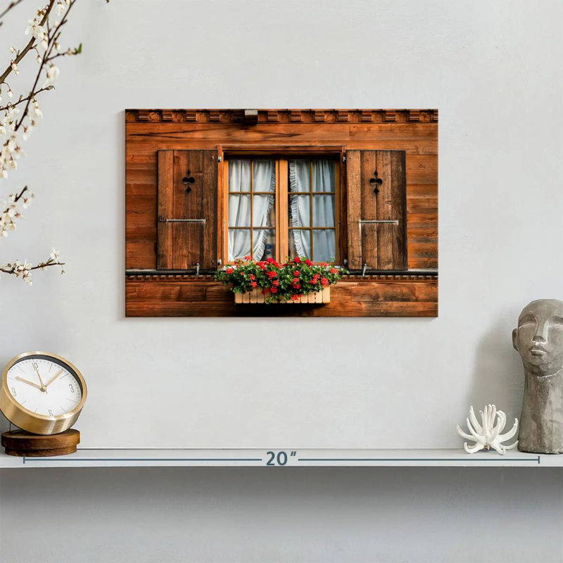 Lilie House Window, 8" H x 12" W
