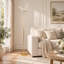 63.4 " Polished Arched Floor Lamp