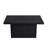 Calvin 52" Rectangle Metal Propane Fire Pit Table With Hidden Tank in Black Coral by Real Flame