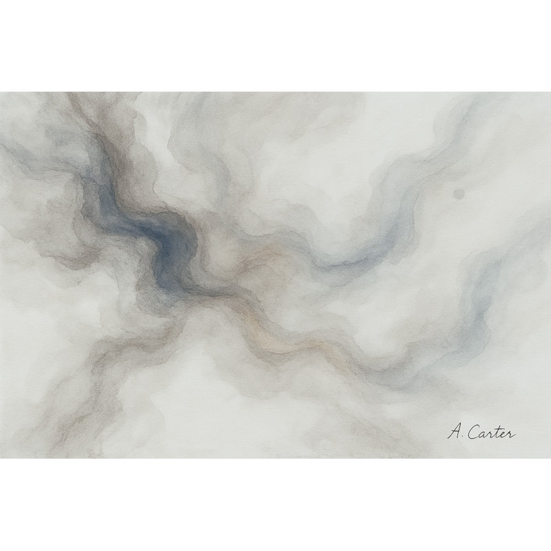 «Silent C Courants» par A. Carter - Art mural sur toile tendue
