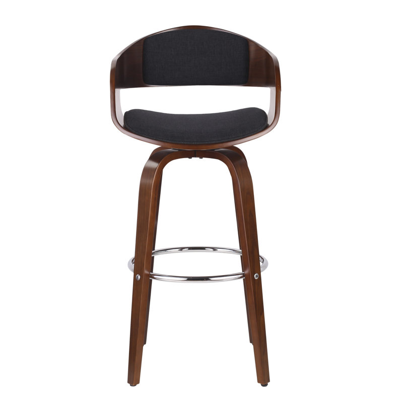 Eggen Upholstered Counter Stool, Black