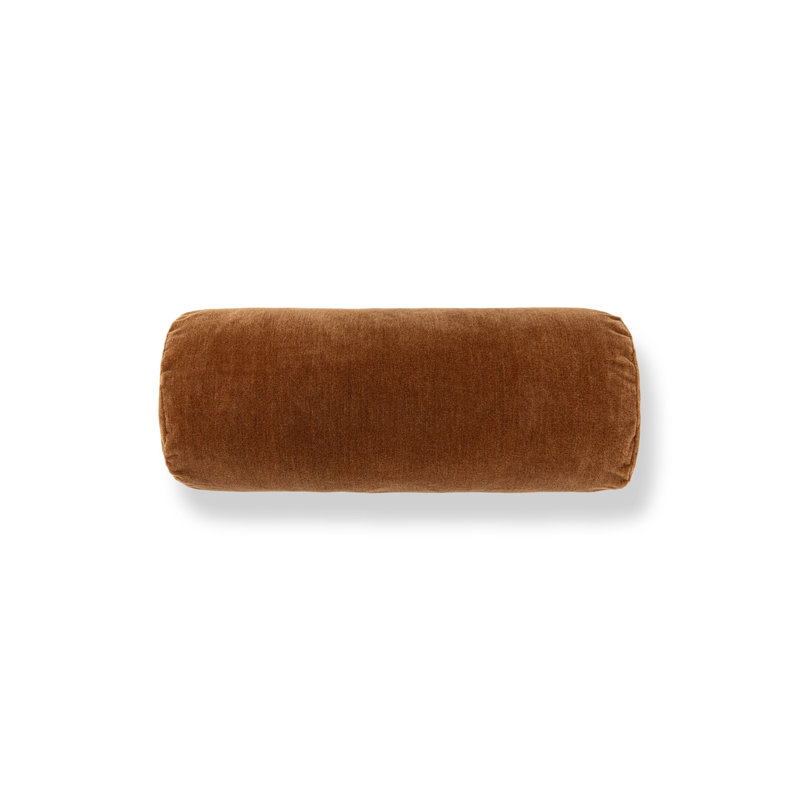TUDOR VELVET PILLOW, Walnut