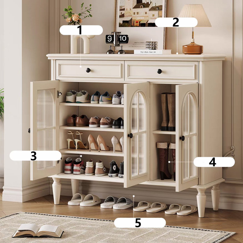 Armoire à chaussures de style français à la mode