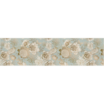 Burnest Vinyl Machine Printed Area Rug
