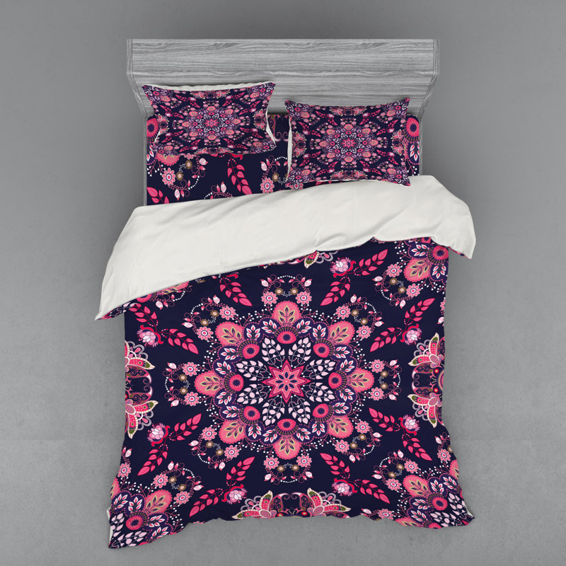Ensemble de housse de couette Ethnic, Housse de couette grand + 3 pièces supplémentair
