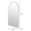 Damiun Metal Flat Wall Mirror-1686386789