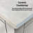 Volez 24 in W x 18.25 in D Single Bath Vanity, White Ceramic Top and Chrome Faucet Set-104788319