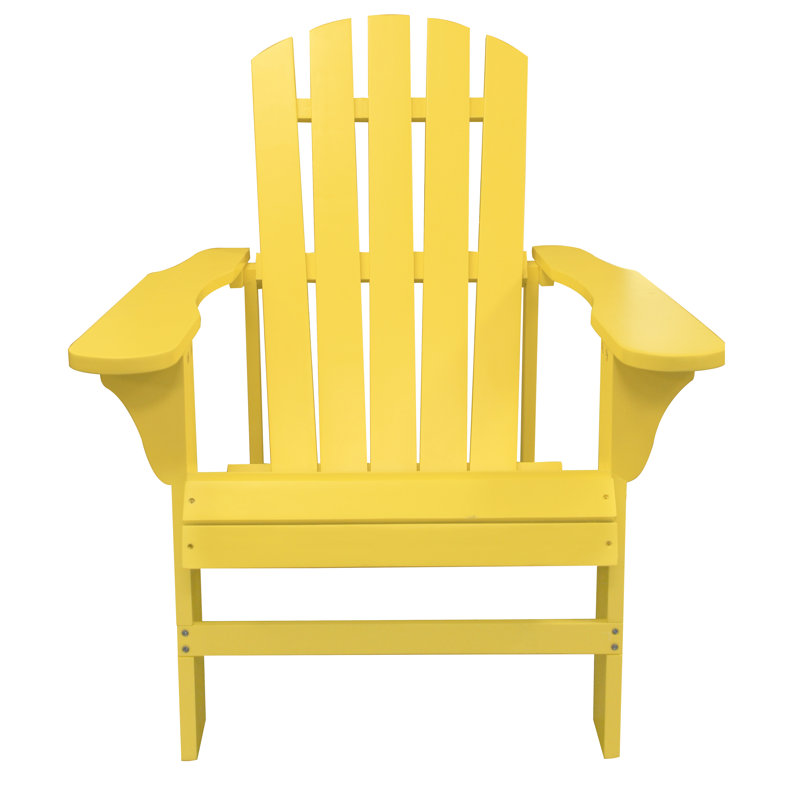 Chaise Adirondack jaune