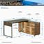 Bureau en coin avec rangement multiple Techni Mobilei LShape