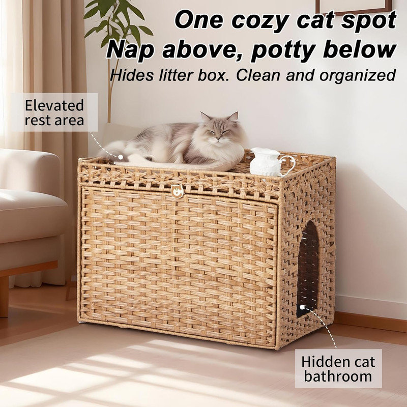 Enceinte pour litière Boho, Tanné