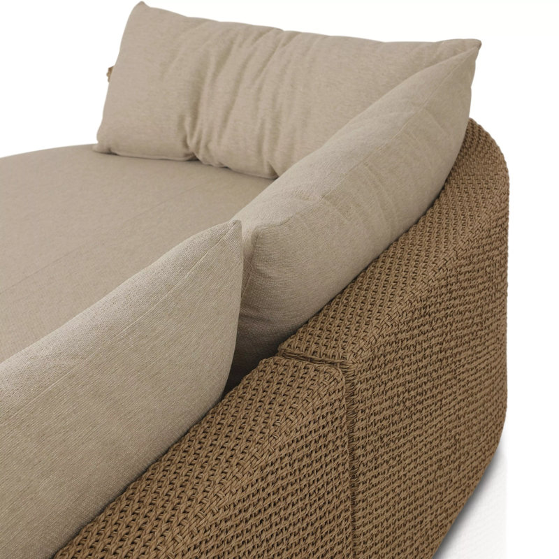 Canapé modulaire pour terrasse 133,5 po Marnier, Orienté à gauche (vu de face)