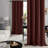 Deconovo 100% Blackout Grommet Curtain Panels with Liner, Thermal Insulated Room Darkening Curtains (Set of 2)-75195036-75195026