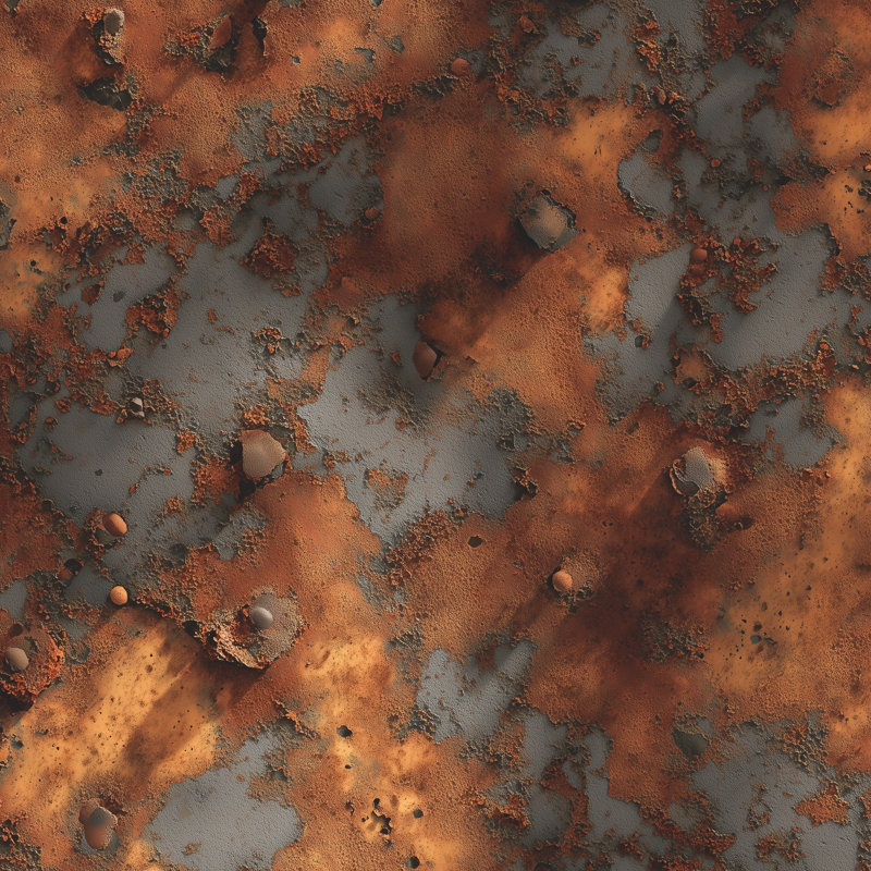 Industrial Wallpaper Textured Rust Wall Mural