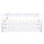 Lit de jour simple blanc TG, 2 lits gigognes, 3 rangements, charge et structure en bois stable, peu encombrant, construction-129631028
