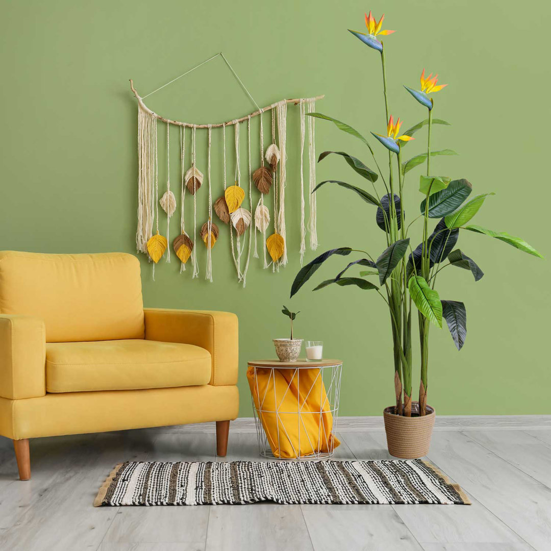 Boden-Kunstbaum Strelitzia im Topf