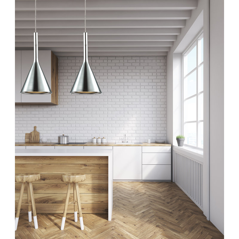Arlinna 1 - Light Cone Pendant, SIlver