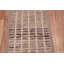 Tapis de couloir contemporain contemporain à motif géométrique neutre gris / sable / ivoire One-of-a-Kind