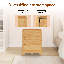 45cm W Solid Wood Bedside Table-1797759379