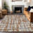Machine Washable Indoor/Outdoor Chantille Paprika Rug-1218366852