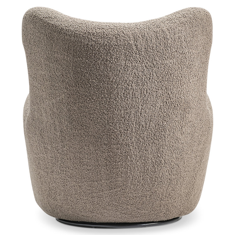 Silvi Swivel Balloon Chair, Brown