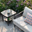 Ensemble de conversation pivotante en aluminium pour 5 personnes avec coussins Asheville