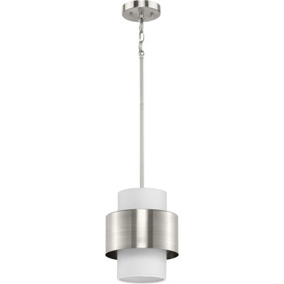 Luminaire suspendu cylindrique à 1 lumière Wathen