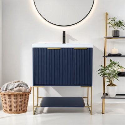 Meuble-lavabo simple avec plateau Francella