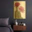 'Cactus Flower 2' By Stellar Design Studio Gold Metal Wall Art, 12" x 16"-133036906
