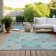 Malek Indoor/Outdoor Area Rug with Non-Slip Backing