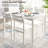 Mekaal 4 - Person Four Leg Dining Set-322980402-322980401