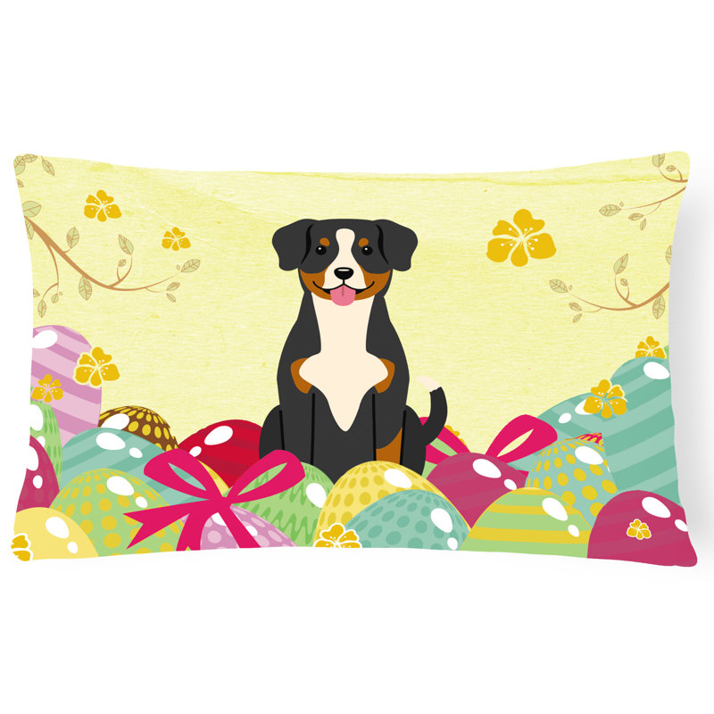 Coussin l’entlebuch de pâques œufs