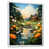 White Floater Framed