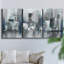 Wintery Horizon III - Toile encadrée multi-pièces-1611634751