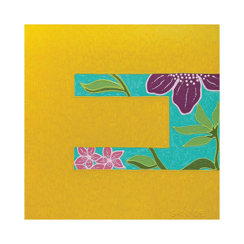 Love Flowers IV by Alla GrAnde - Wrapped Canvas Painting, 30.48 cm H x 30.48 cm W