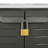 Ram Quality Products ELITE Adjustable 2 Shelf Storage Utility Cabinet, Black