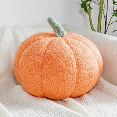 Pumpkin Pillow,Pumpkin Shaped Throw Pillow Cushion, Pumpkin Plush Floor Pillow,Pumpkin Pillow Decor ,Halloween Pumpkin Decorative Pillow Cushion For Home Decor Halloween Party Favors (13'', Orange2)
