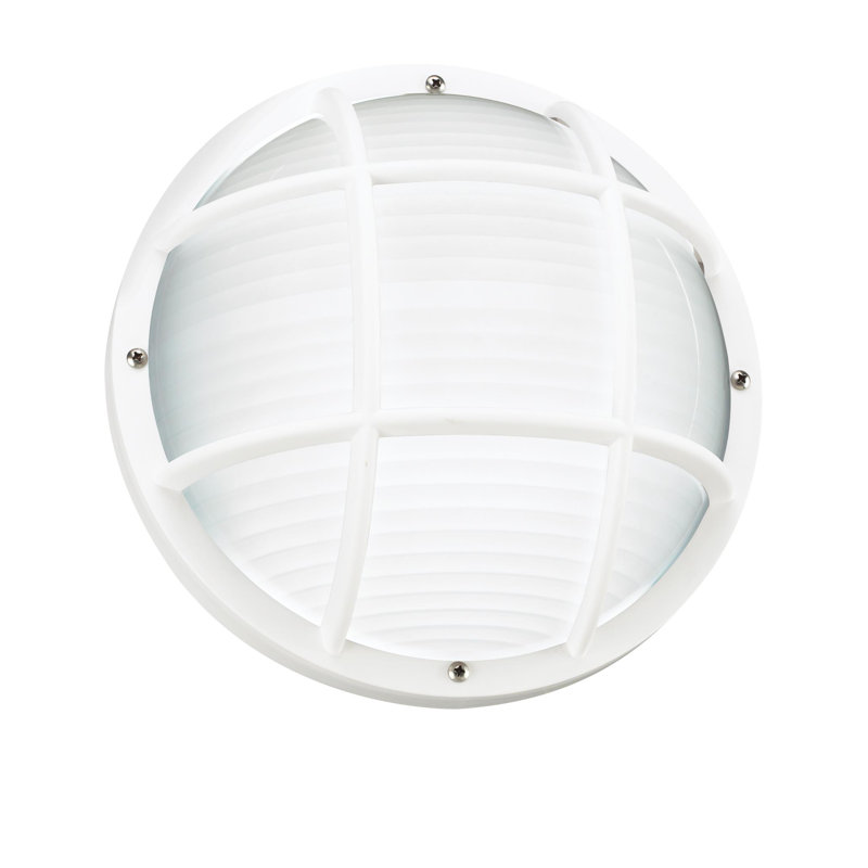 Bayside One Light Outdoor Wall / Ceiling Mount from Generation Lighting , White