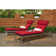 Sameko 80'' Long Reclining Chaise Lounge Set Sunbrella with Cushions