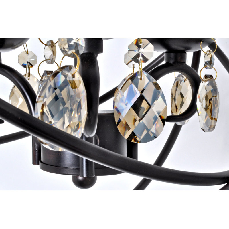 Luminaire suspendu spectaculaire et unique en forme de globe à 3 lumières Alden, Bronze huilé