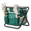 Green Metal Stainless Steel Patio Planting Tools Set