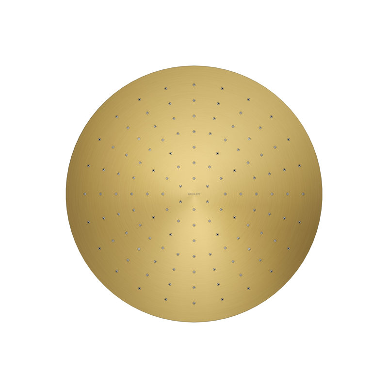 Contemporary 14 In. Round Single-Function Rainhead 2.5 Gpm, Bronze