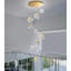 Luminaires suspendus modernes en cristal 10 lumières à intensité variable-468709194-468709202-468709207
