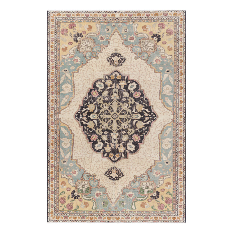 One-of-a-Kind 6'7x10'2 Hand Knotted Area Rug