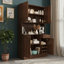 70.87" Tall Wardrobe& Kitchen Cabinet, With 6-Doors, 1-Open Shelves And 1-Drawer For Bedroom,Walnut