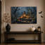 Art mural sur toile, lanterne rougeoyante-909716772
